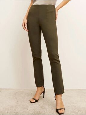 MM Lafleur - The Foster Cigarette Pant - PowerStretch - Dark Olive